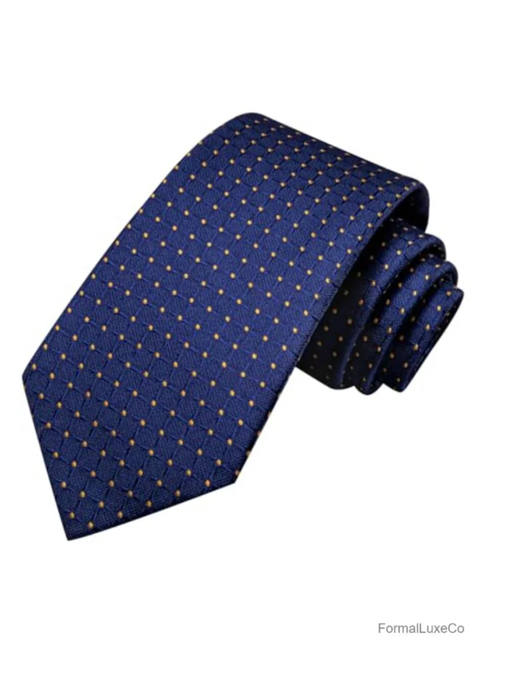 Extra Long Silk Paisley Necktie Set with Pocket Square & Cufflinks for Big and